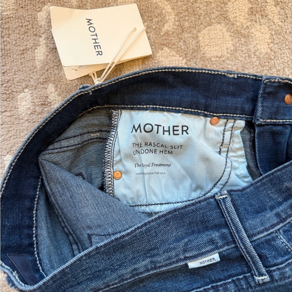 MOTHER The Rascal Slit Undone Hem - Picture 3 of 6
